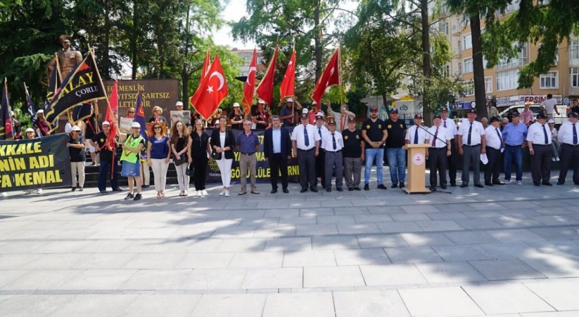 57. Alay Komutanı Hüseyin Avni Çorlu'da Anıldı